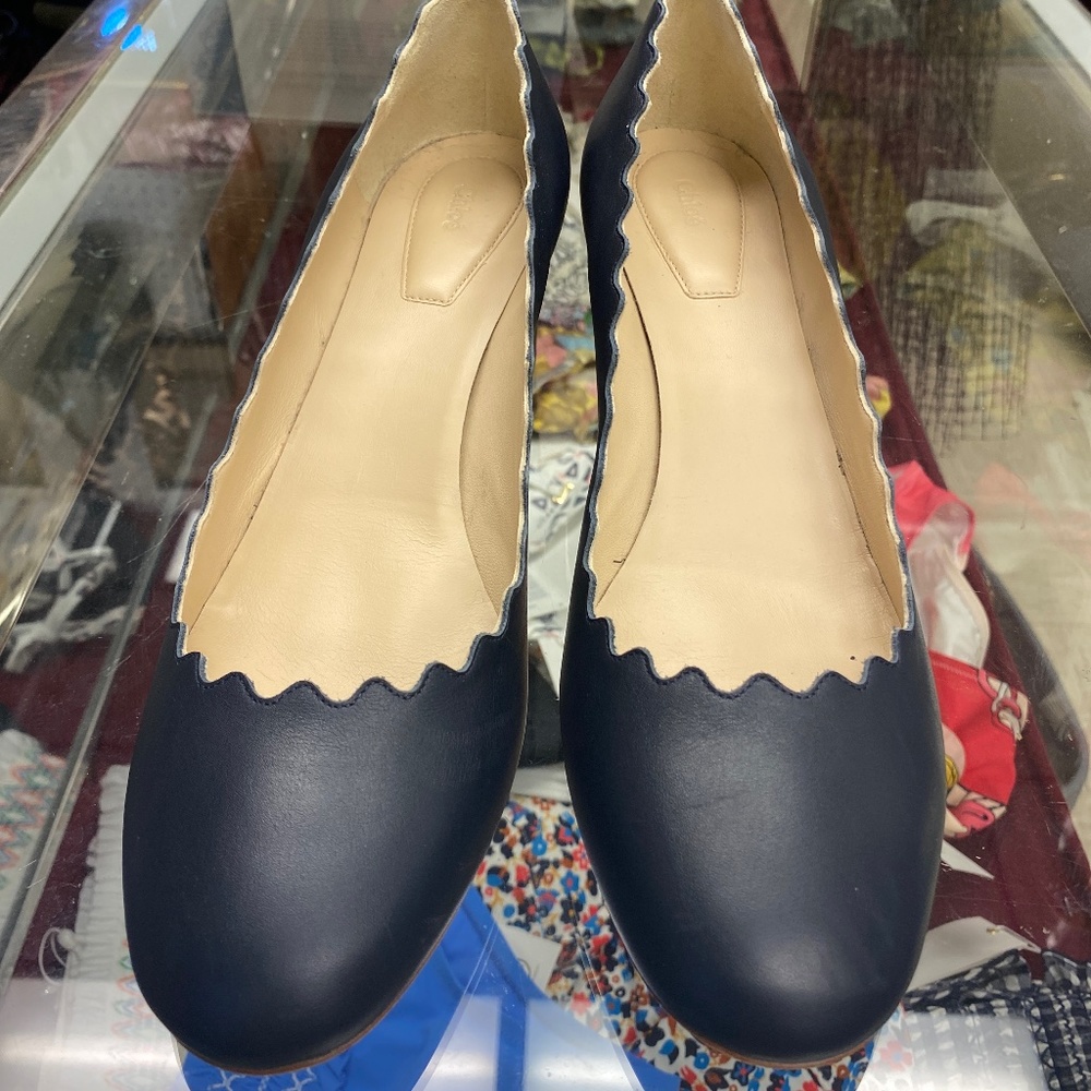 Chloe Scalloped Heels